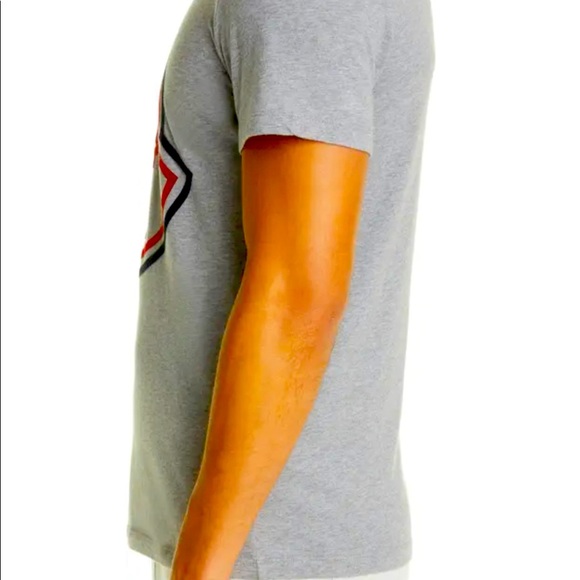 MONCLER Men's Tonal Bell Logo Cotton T-Shirt - Picture 2 of 8